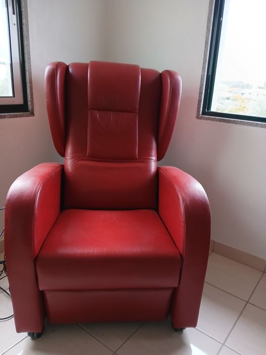 Cadeiraõ de massagem em pele