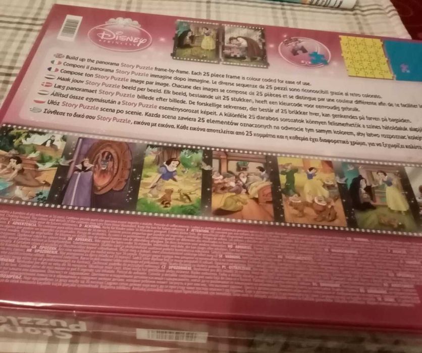 (selado) Disney puzzle panorâmico 200 peças