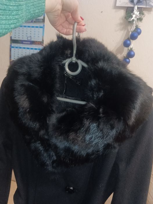 Пальто чорне Love Republic
