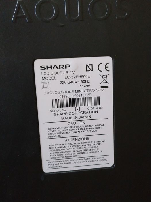 Продам телевізор 32" SHARP б/у
