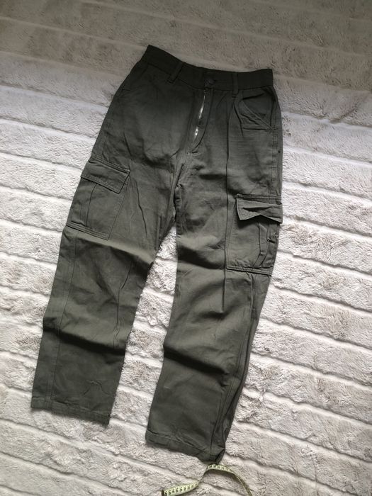 ZARA CARGO PANTS (S/XS) хаки карго брюки штаны женские