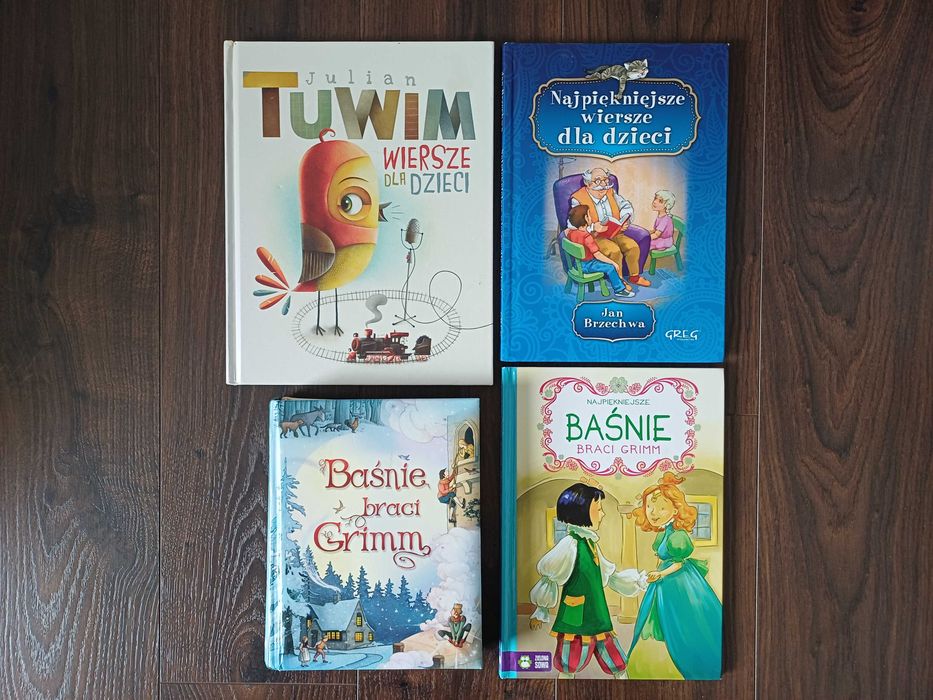 Wiersze Tuwima, Brzechwy oraz baśnie braci Grimm