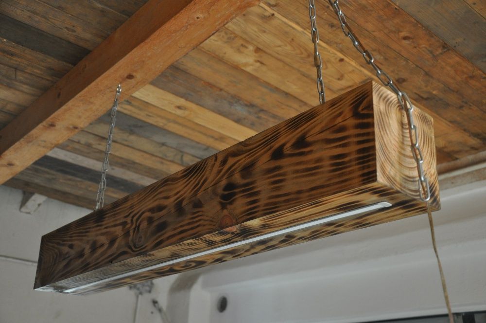 lampa belka sosnowa led oświetlenie ledowe profil 1m loft