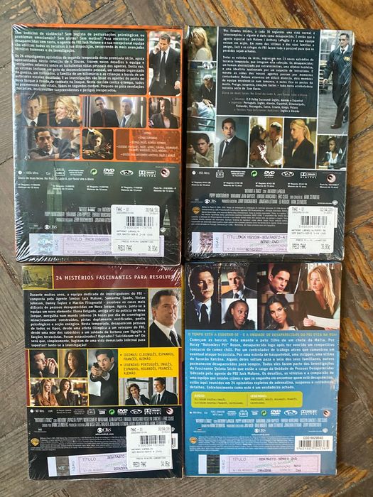 Sem Rasto (Without a Trace) 2ª, 3ª, 4ª e 5ª Temporada DVD selado
