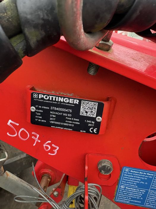Kosiarka pottinger novacat  ed352
