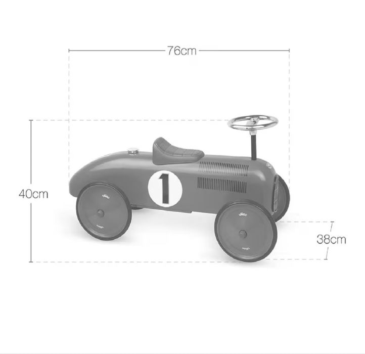 Carro vintage em metal