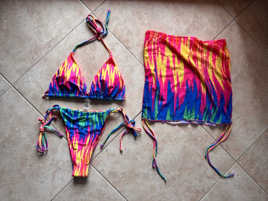 Conjunto 3 peças de praia novas