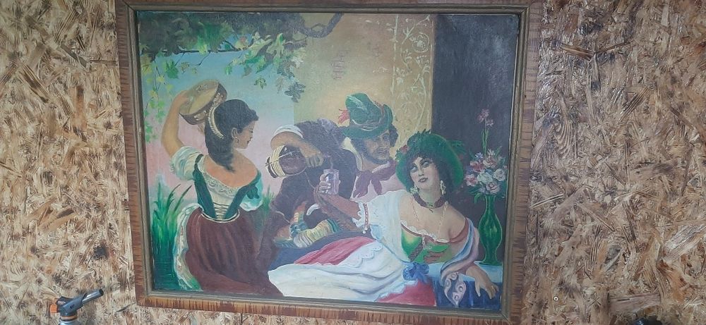 Репродукция картины «Октябрьский праздник в Риме»