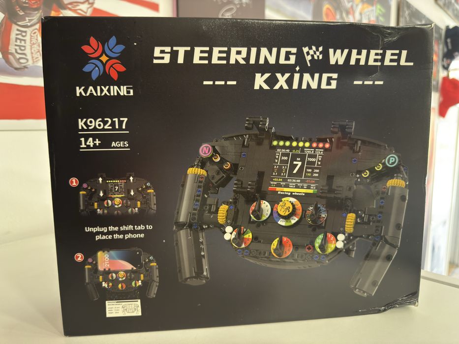 F1 Volante lego . Espectacular