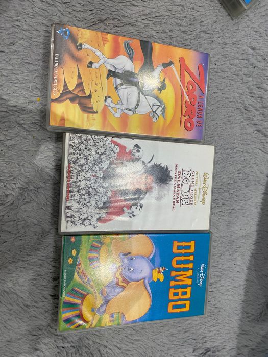 Cassetes VHS como novas