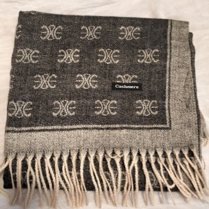 Szal Cashmere zimowo - jesienny.