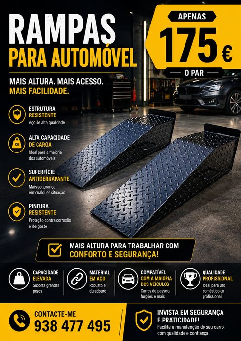 Rampas para automóveis