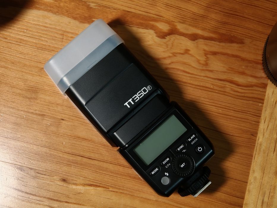 Flash Godox TT350 para Fujifilm