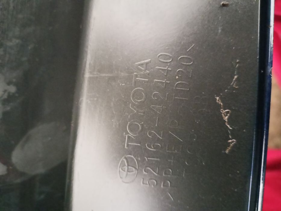 Toyota RAV4 V 5 18- narożnik zderzaka lewy tył tylny zderzak