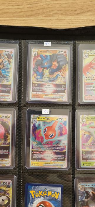 Cartas de Pokémon Originais Raras Vstar e Vmax