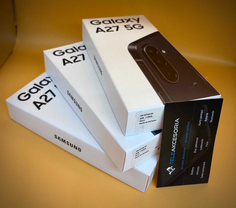 Samsung Galaxy A27 | BLACK | NAJTANIEJ | 6/128GB | Od ręki | Teleakcesoria