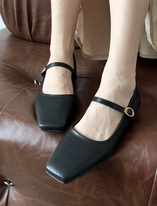 Балетки з еко шкіри  Мері Джейн у двох стилях: леопард та класичний