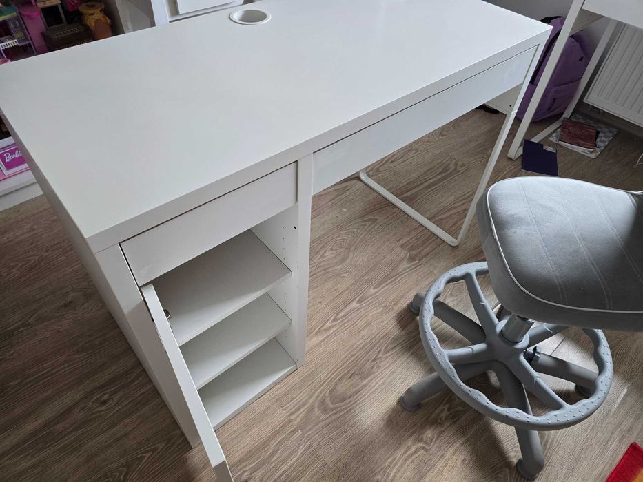 Biurko IKEA Micke z szafką 105x75x50