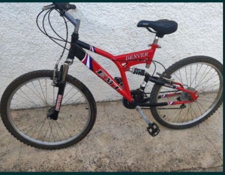 Bicicleta dupla suspensão roda 26