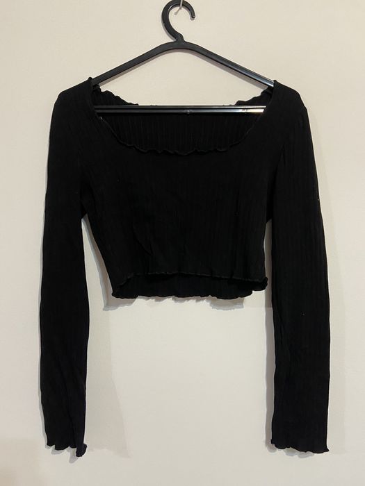 Camisola manga comprida preta