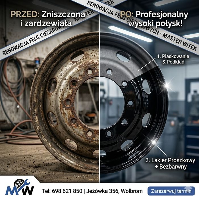 Malowanie proszkowe piaskowanie