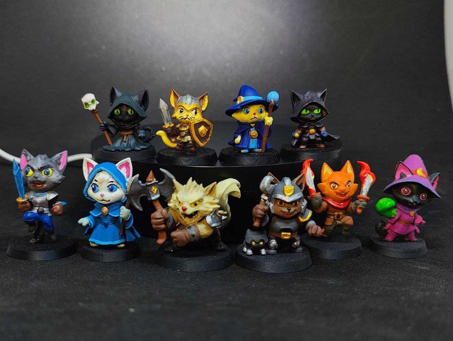 Покрашенные миниатюры Warhammer 40k D&D — большая коллекция