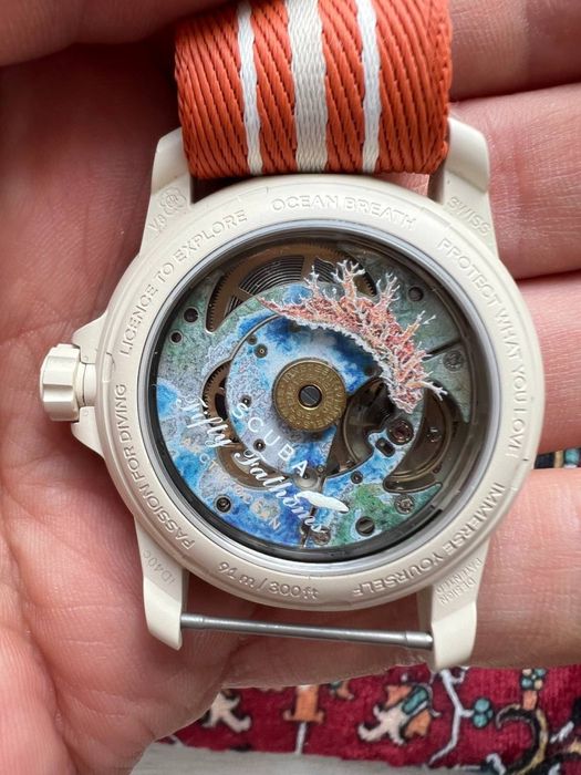 Blancpain x Swatch Bioceramic Scuba Fifty Fathoms в версии Arctic Ocean