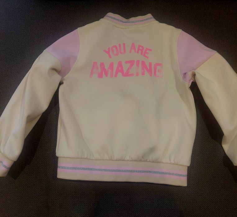 Bluza bejsbolówka dla dziewczynki