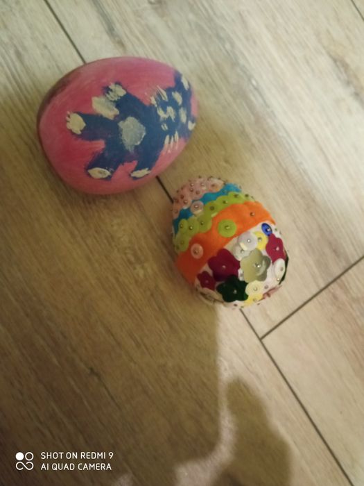 Jajka wielkanocne 2 sztuki