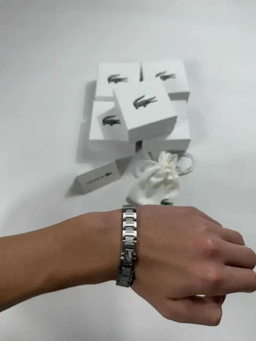 Чоловічий браслет Lacoste - Подарункове пакування, браслет із нержавіючої сталі