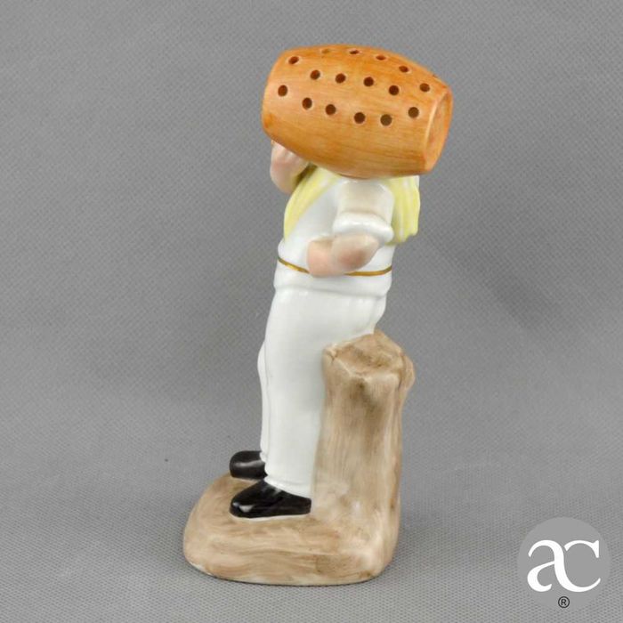 Paliteiro “Homem do Barril” em Porcelana Vista Alegre