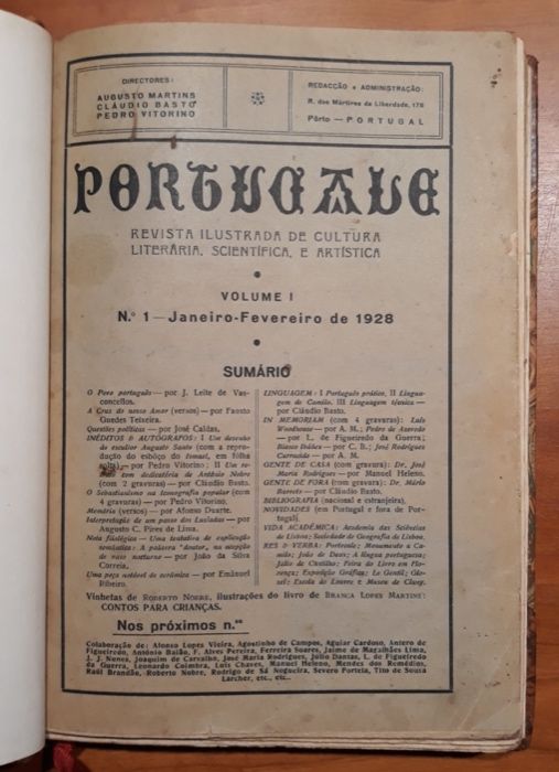 Portucale- revista de cultura literária, científica e artística