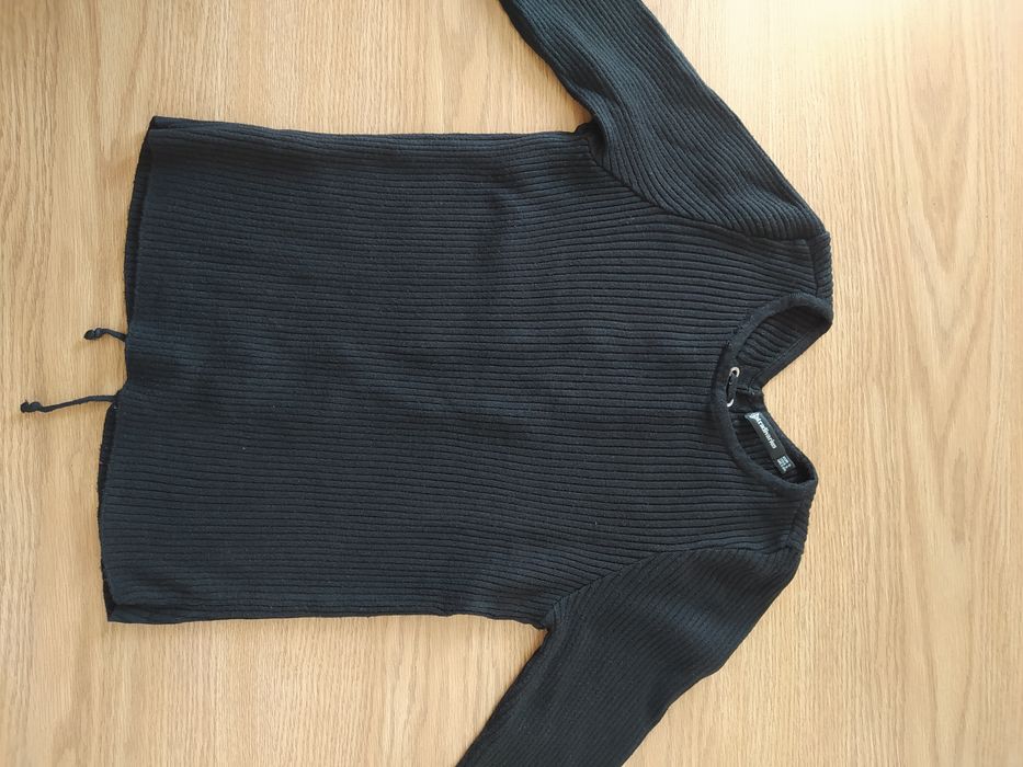 Blusa preta Stradivarius tamanho S