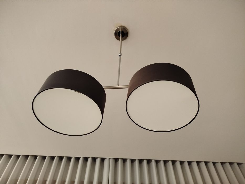 Candeeiro suspenso preto - preço Natal!