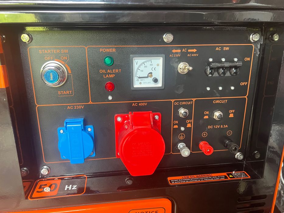 Gerador a diesel totalmente novo.