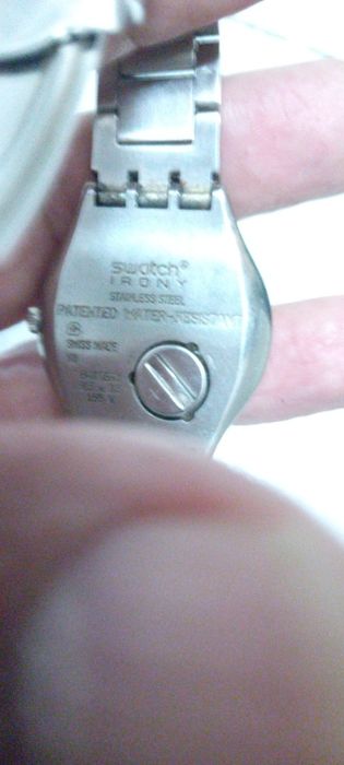 Relógio Swatch  a funcionar