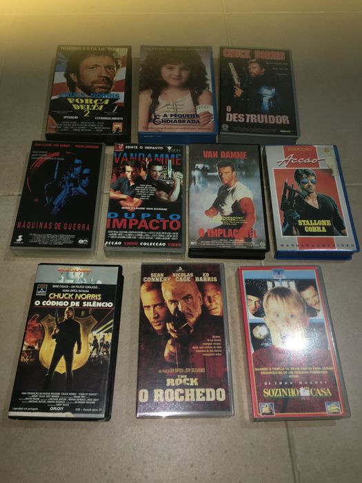 Filmes raros VHS anos 90  cada 30€