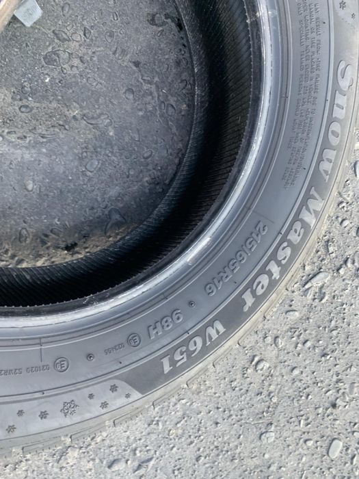 Шини 215/65 R16 Petlas зима 2023р 7,5/7/6,6мм