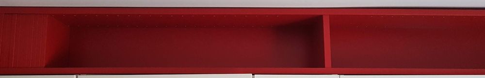 Armário porta para colocar nas estante Cubos (vermelho)