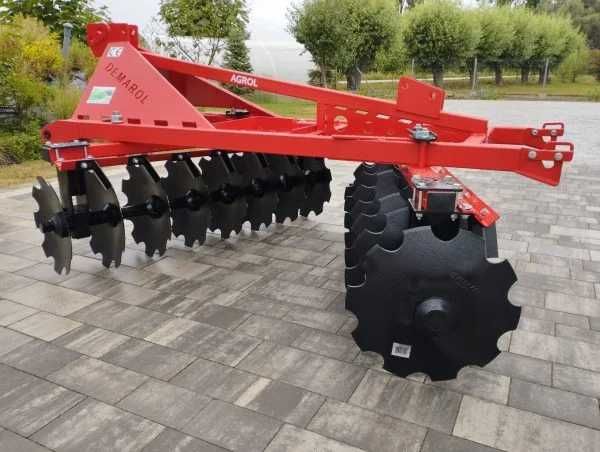 Brona talerzowa 1,6 m 2x7 talerzy Dostawa pod drzwi