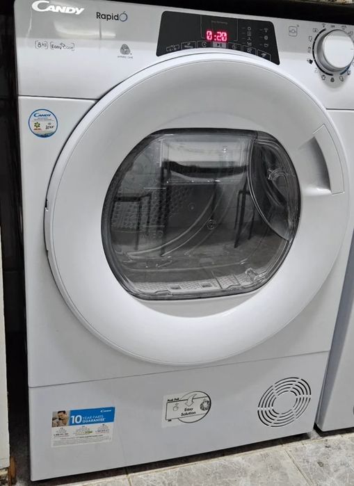 Máquina de Secar Roupa Candy com Wi-Fi controlo por app 8kg Rápido com