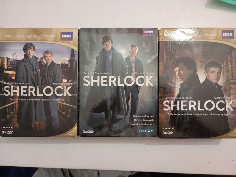 Sherlock DVD Sezon 1-3 (PL)