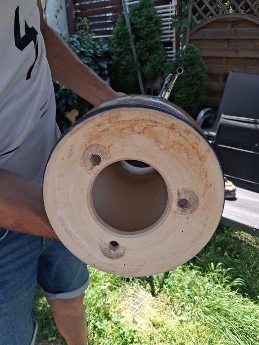 Piekny, CERAMICZNY, rustykalny NALEWAK do piwa