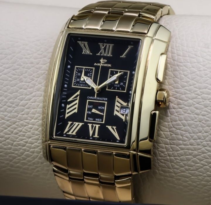 Relógio Murex Swiss Made Cronógrafo Gold - NOVO (Selado)