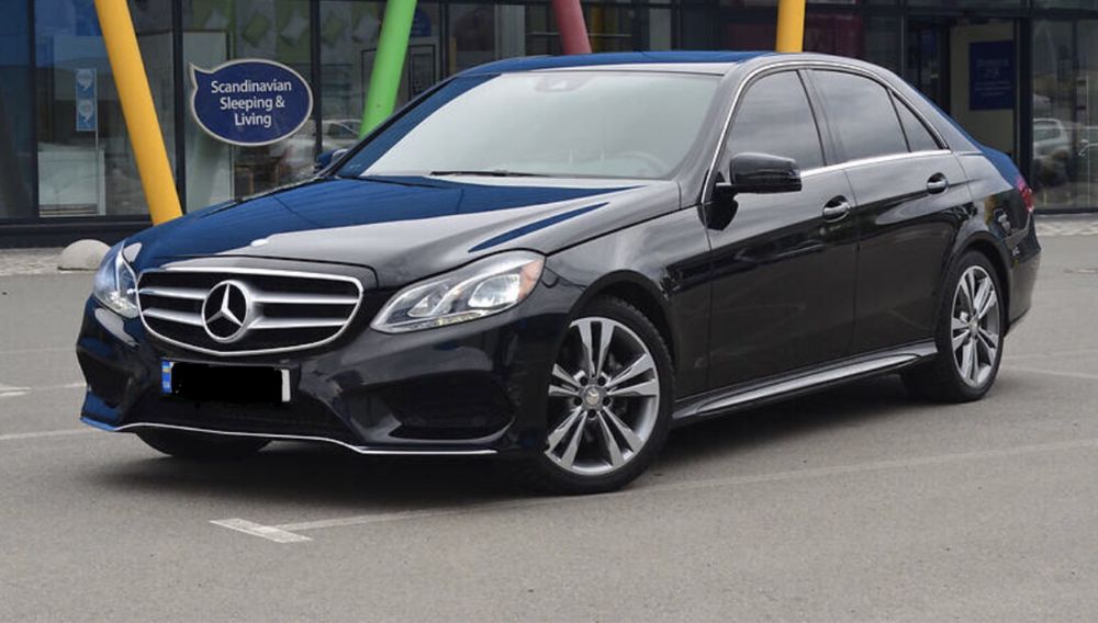Бампер передний Mercedes Benz E class AMG W212 решетка радиатора кант