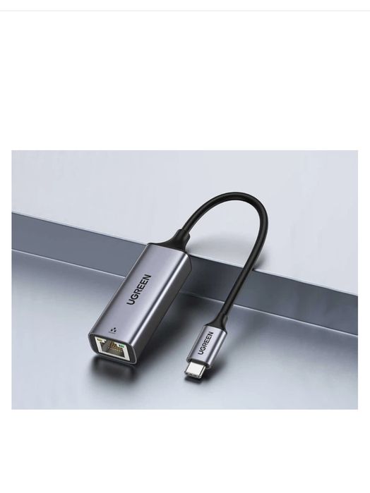 Адаптер-перехідник Ugreen USB Type-C RJ45 Ethernet LAN мережева карта