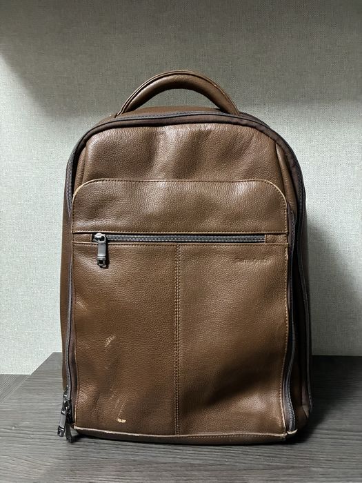 Рюкзак samsonite шкіряний коричневий