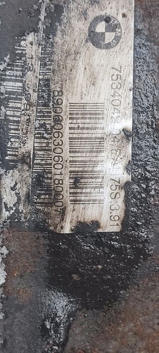 Dyferencjał most tył BMW e63 e64 E60 E61 3.0i n52 3.91
