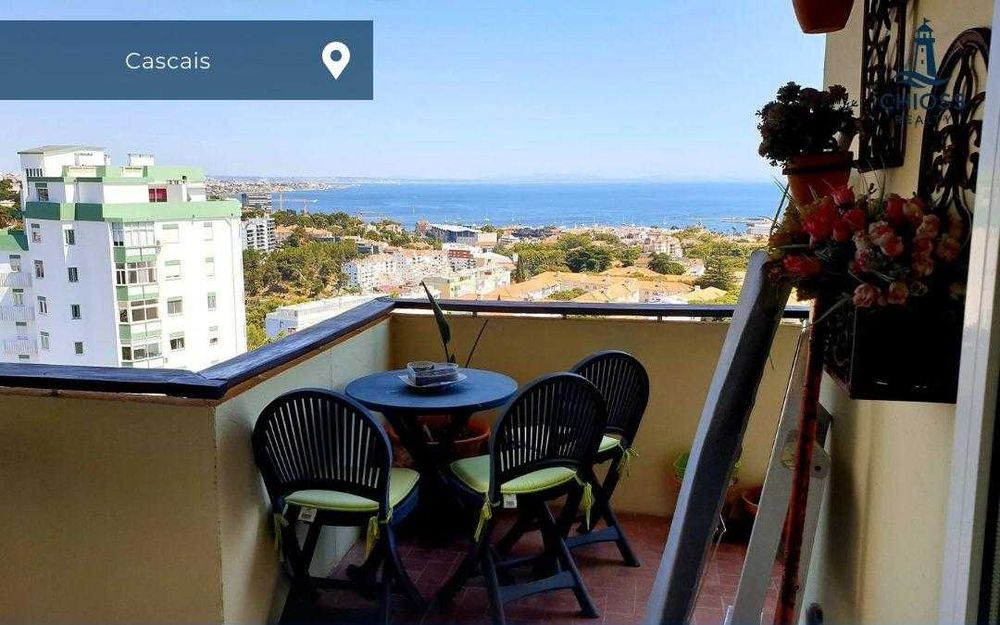 T0 no 9.º Andar com Vista Mar Deslumbrante e Varanda Ampla