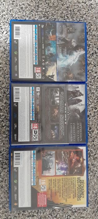 Infamous second son/Assassins creed syndicate/Shadow of mordor Ps4
